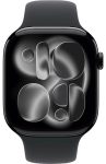 Умные часы Apple Watch Series 11 46mm Jet Black Aluminum Case with Sport Band Black(черный)