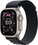 Apple Watch Ultra 3 (2025) 49mm Natural Titanium Case with Black Alpine Loop Medium