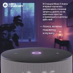 Умная колонка Яндекс Станция Мини 3, серая