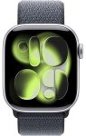 Умные часы Apple Watch Series 11 42mm Silver Aluminum Case with Sport Loop Anchor Blue(холодный синий)
