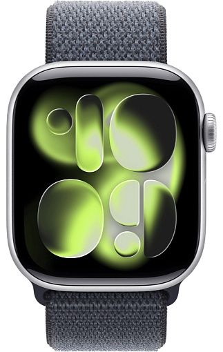 Умные часы Apple Watch Series 11 42mm Silver Aluminum Case with Sport Loop Anchor Blue(холодный синий)