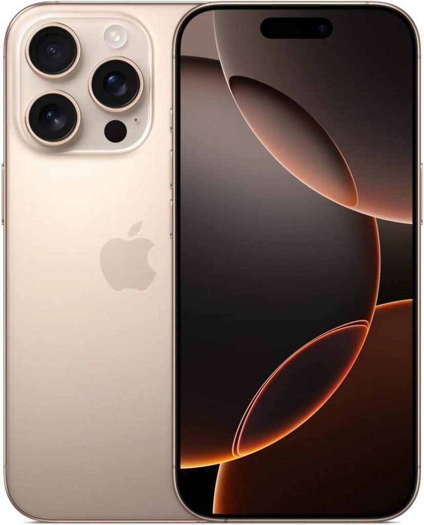 Смартфон iPhone 16 Pro 256Gb Desert Titanium (Пустынный титан)