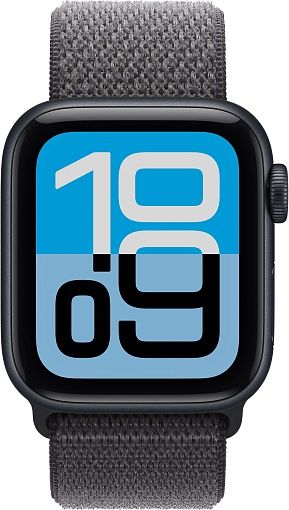 Умные часы Apple Watch SE 3 40mm (2025) Midnight Aluminum Case with Sport Loop Dark Gray(темно-серый)