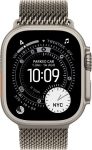 Apple Watch Ultra 3 (2025) 49mm Natural Titanium Case with Natural Titanium Milanese Loop Medium