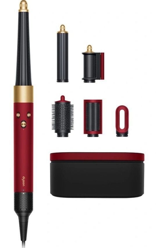 Стайлер Dyson HS08 Hairstyler Airwrap i.d Straight+Wavy (Red Velvet/Gold) (2024)