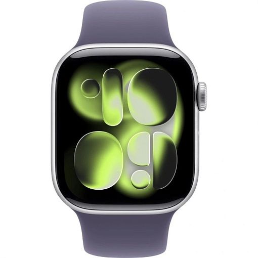 Умные часы Apple Watch Series 11 42mm Silver Aluminum Case with Purple Fog Sport Band(серо-фиолетовый)