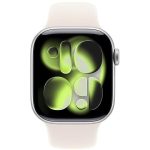 Умные часы Apple Watch Series 11 42mm Aluminum Case with Sport Band, Starlight(сияющая звезда)