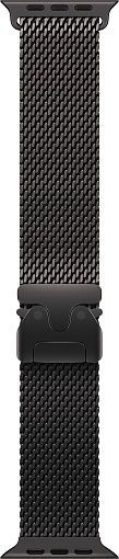 Apple Watch Ultra 3 (2025) 49mm Black Titanium Case with Black Titanium Milanese Loop Medium