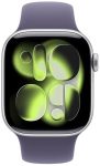 Умные часы Apple Watch Series 11 46mm Silver Aluminum Case with Sport Band Fog(пастэльный-серый)