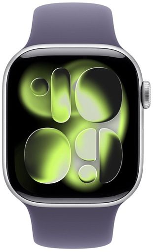 Умные часы Apple Watch Series 11 46mm Silver Aluminum Case with Sport Band Fog(пастэльный-серый)
