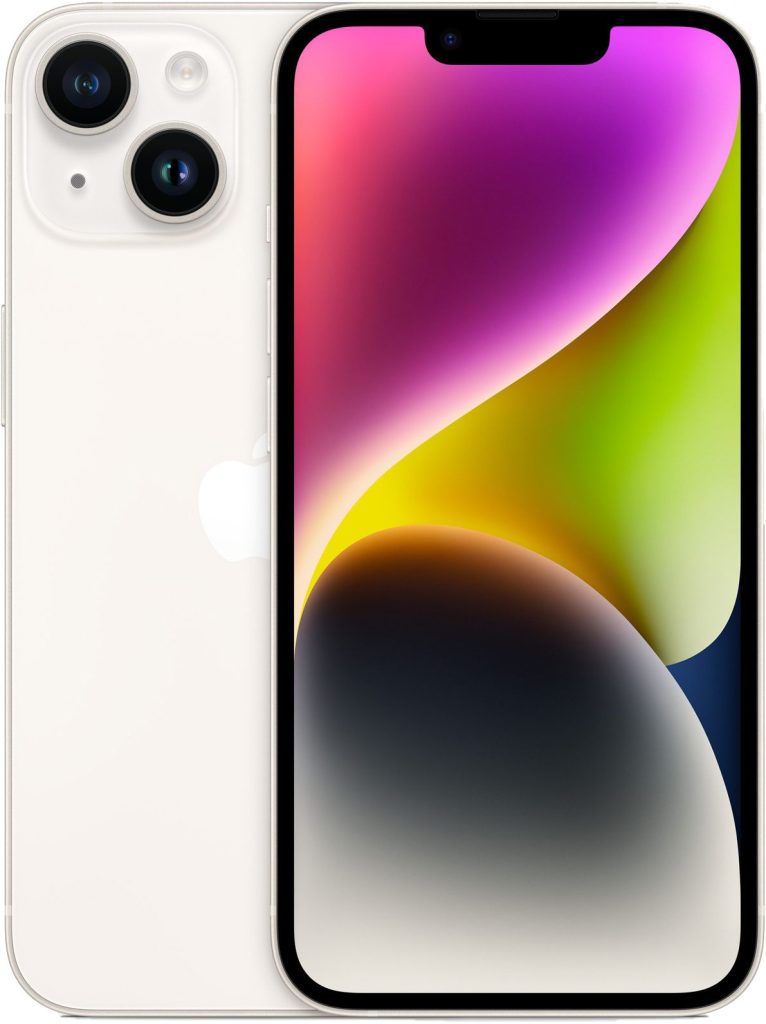 Смартфон iPhone 14 128Gb Starlight (Сияющая звезда)