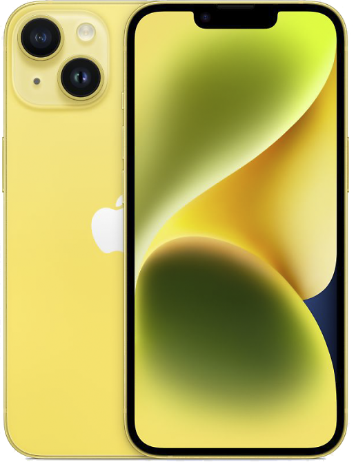Смартфон iPhone 14 256Gb Yellow (Жёлтый)