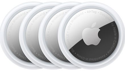 Беспроводная метка Apple AirTag (комплект — 4 штуки)