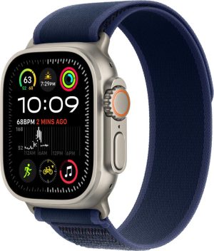 Умные часы Apple Watch Ultra 2 2024 49mm Natural Titanium Case with Blue Trail Loop (S/M)