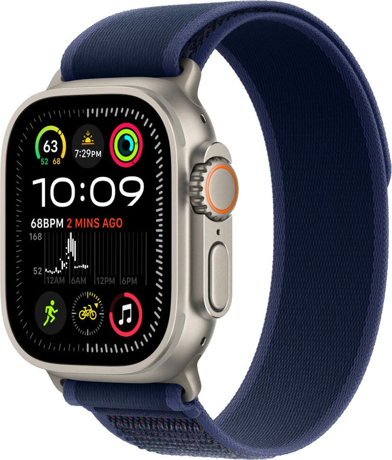 Умные часы Apple Watch Ultra 2 2024 49mm Natural Titanium Case with Blue Trail Loop (S/M)