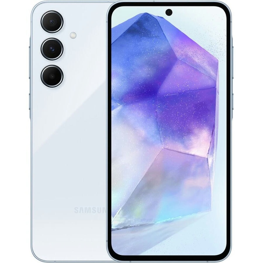 Смартфон Samsung Galaxy A55 5G 12/256GB Голубой (Awesome Iceblue)