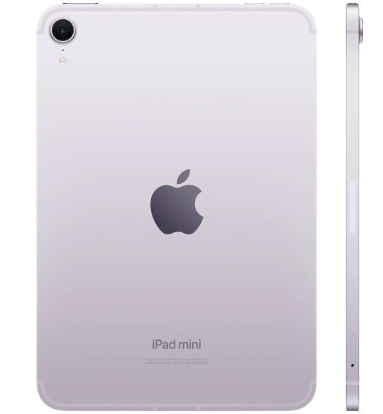 Планшет Apple iPad mini (2024) 128GB Wi-Fi + Cellular Фиолетовый