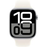 Умные часы Apple Watch Series 10 46mm Silver Aluminum Case with Starlight Sport Band (M/L)