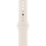 Умные часы Apple Watch Series 10 46mm Silver Aluminum Case with Starlight Sport Band (M/L)