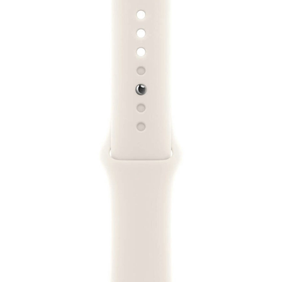 Умные часы Apple Watch Series 10 46mm Silver Aluminum Case with Starlight Sport Band (M/L)
