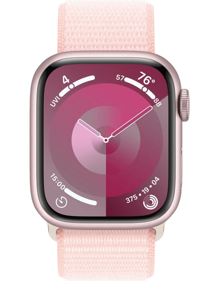 Умные часы Apple Watch Series 9 41mm Pink Aluminum Case with Pink Sport Loop