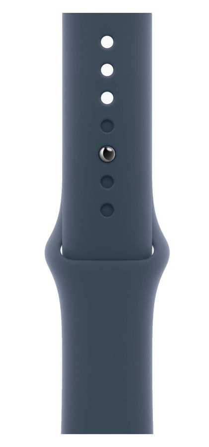 Умные часы Apple Watch SE 2023 40mm Silver Aluminum Case with Storm Blue Sport Band (M/L)