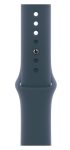 Умные часы Apple Watch SE 2023 44mm Silver Aluminum Case with Sport Band Storm Blue (S/M)