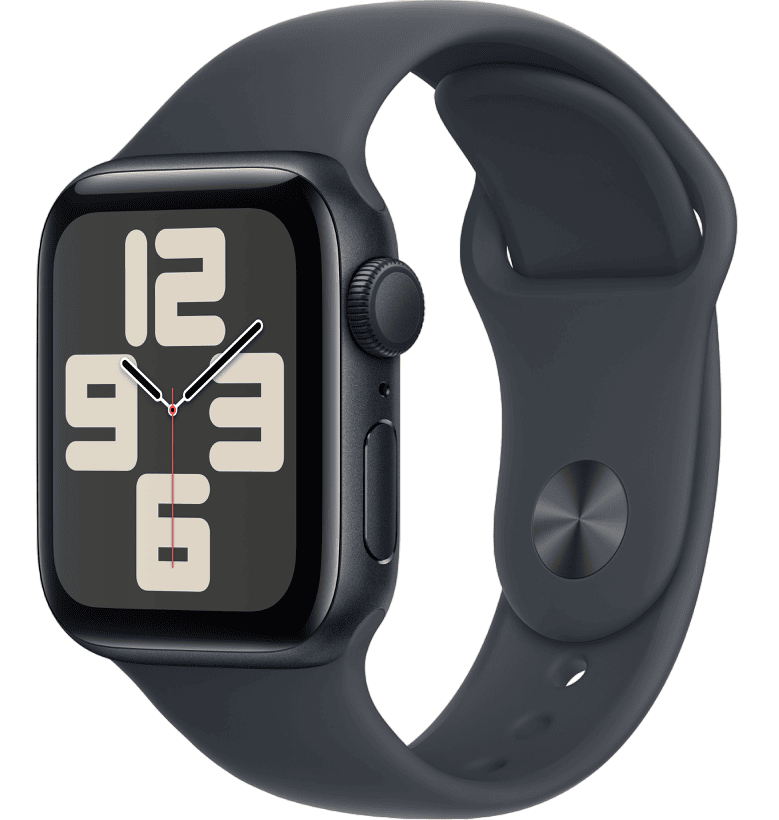Умные часы Apple Watch SE 2024 40mm Midnight Aluminum Case with Midnight Sport Band (S/M)
