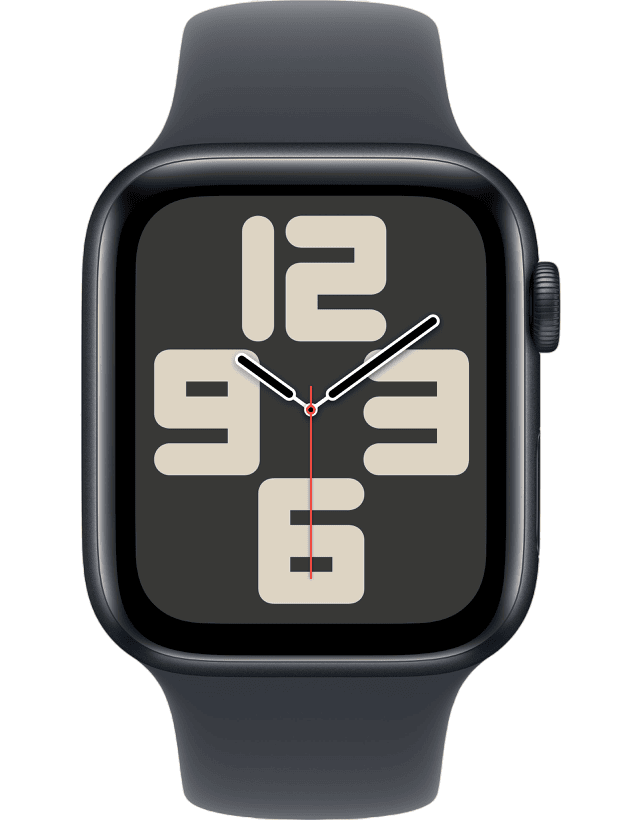 Умные часы Apple Watch SE 2024 40mm Midnight Aluminum Case with Midnight Sport Band (S/M)