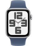 Умные часы Apple Watch SE 2024 44mm Silver Aluminum Case with Denim Sport Band (M/L)