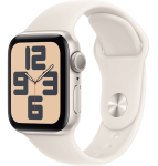 Умные часы Apple Watch SE 2024 40mm Starlight Aluminum Case with Starlight Sport Band (M/L)