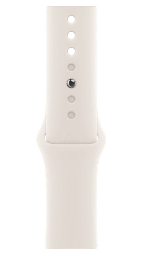 Умные часы Apple Watch SE 2024 44mm Starlight Aluminum Case with Starlight Sport Band (S/M)