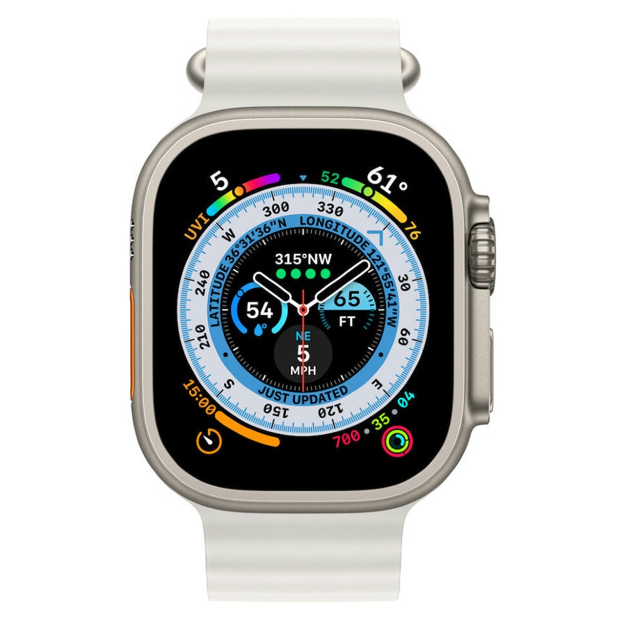 Умные часы Apple Watch Ultra 49mm Titanium Case White Ocean Band