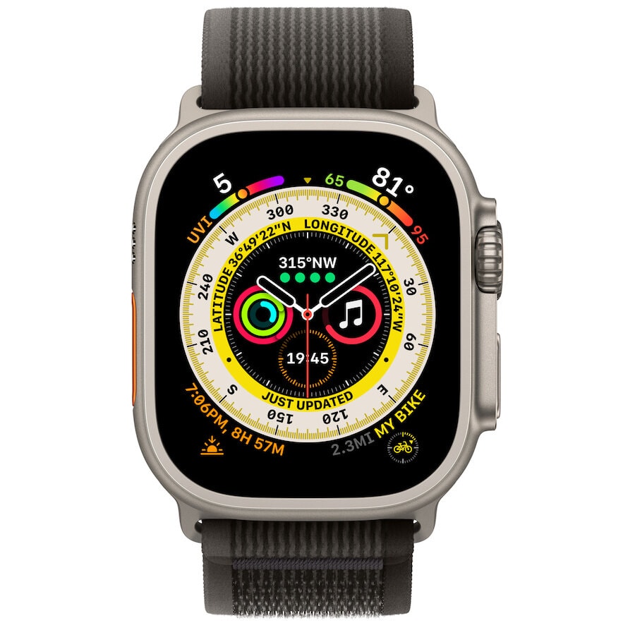 Умные часы Apple Watch Ultra 49mm Titanium Case with Black/Gray Trail Loop (S/M)