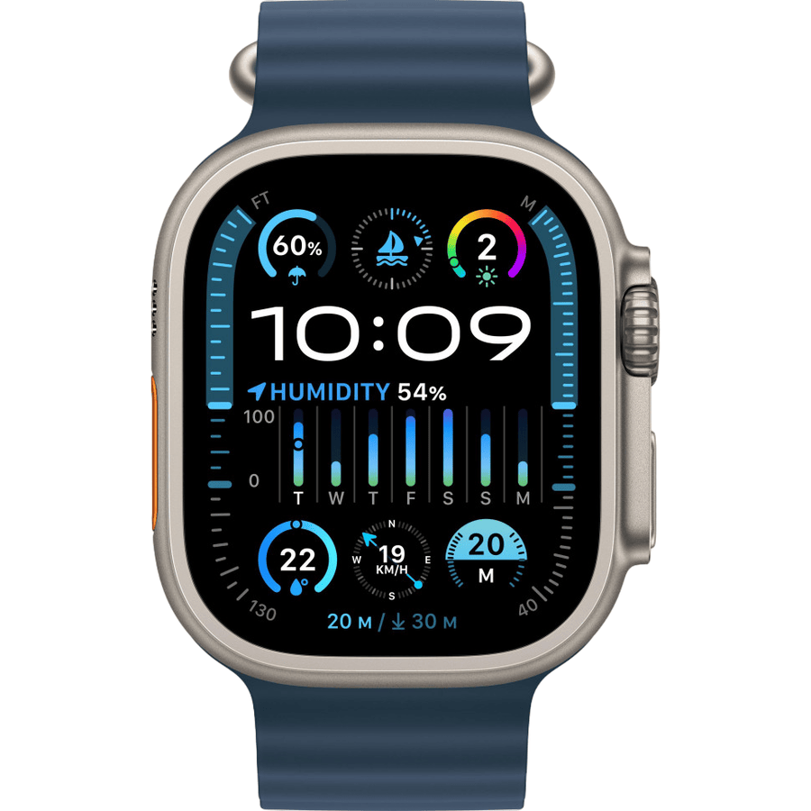 Умные часы Apple Watch Ultra 2 49mm Titanium Case with Blue Ocean Band