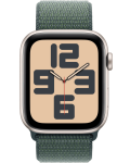 Умные часы Apple Watch SE 2024 44mm Starlight Aluminum Case with Lake Green Sport Loop