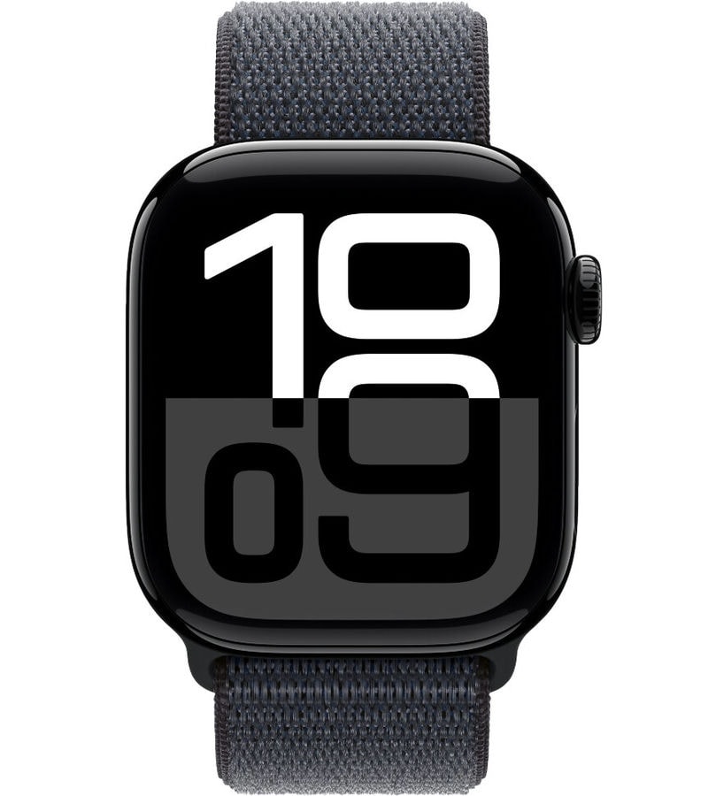 Умные часы Apple Watch Series 10 46mm Jet Black Aluminum Case with Ink Sport Loop