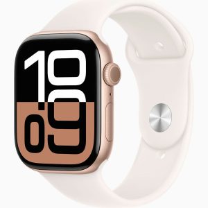 Умные часы Apple Watch Series 10 46mm Rose Gold Aluminum Case with Light Blush Sport Band (S/M)