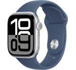 Умные часы Apple Watch Series 10 42mm Silver Aluminum Case with Denim Sport Band (M/L)