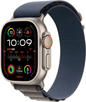 Умные часы Apple Watch Ultra 2 49mm Titanium Case with Blue Alpine Loop (M)
