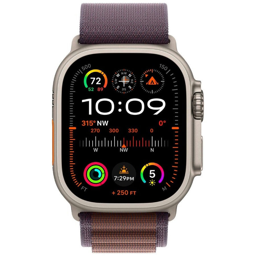 Умные часы Apple Watch Ultra 2 49mm Titanium Case with Indigo Alpine Loop (S)
