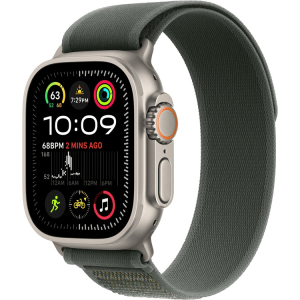 Умные часы Apple Watch Ultra 2 2024 49mm Natural Titanium Case with Green Trail Loop (M/L)