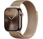 Умные часы Apple Watch Series 10 42mm Gold Titanium Case with Gold Milanese Loop