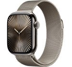 Умные часы Apple Watch Series 10 42mm Natural Titanium Case with Natural Milanese Loop