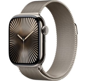 Умные часы Apple Watch Series 10 42mm Natural Titanium Case with Natural Milanese Loop