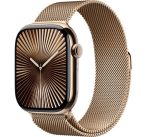 Умные часы Apple Watch Series 10 46mm Gold Titanium Case with Gold Milanese Loop (S/M)