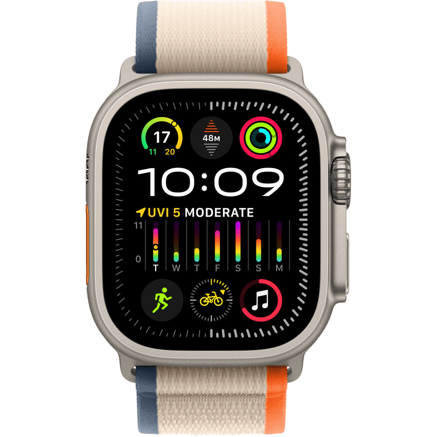 Умные часы Apple Watch Ultra 2 49mm Titanium Case with Orange/Beige Trail Loop (S/M)