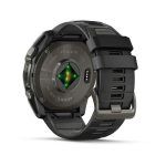 Умные часы Garmin Fenix 8 51mm AMOLED Sapphire Carbon Gray DLC Titanium with Black/Pebble Gray Silicone Band (010-02905-20)