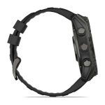 Умные часы Garmin Fenix 8 51mm AMOLED Sapphire Carbon Gray DLC Titanium with Black/Pebble Gray Silicone Band (010-02905-20)