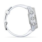 Умные часы Garmin Fenix 8 43mm AMOLED Silver with Whitestone Silicone Band (010-02903-06)